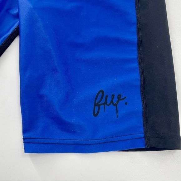 Filthy Wealth Motorsports Blue, Black, Yellow color block Bike Athletic Shorts L - Picture 5 of 9